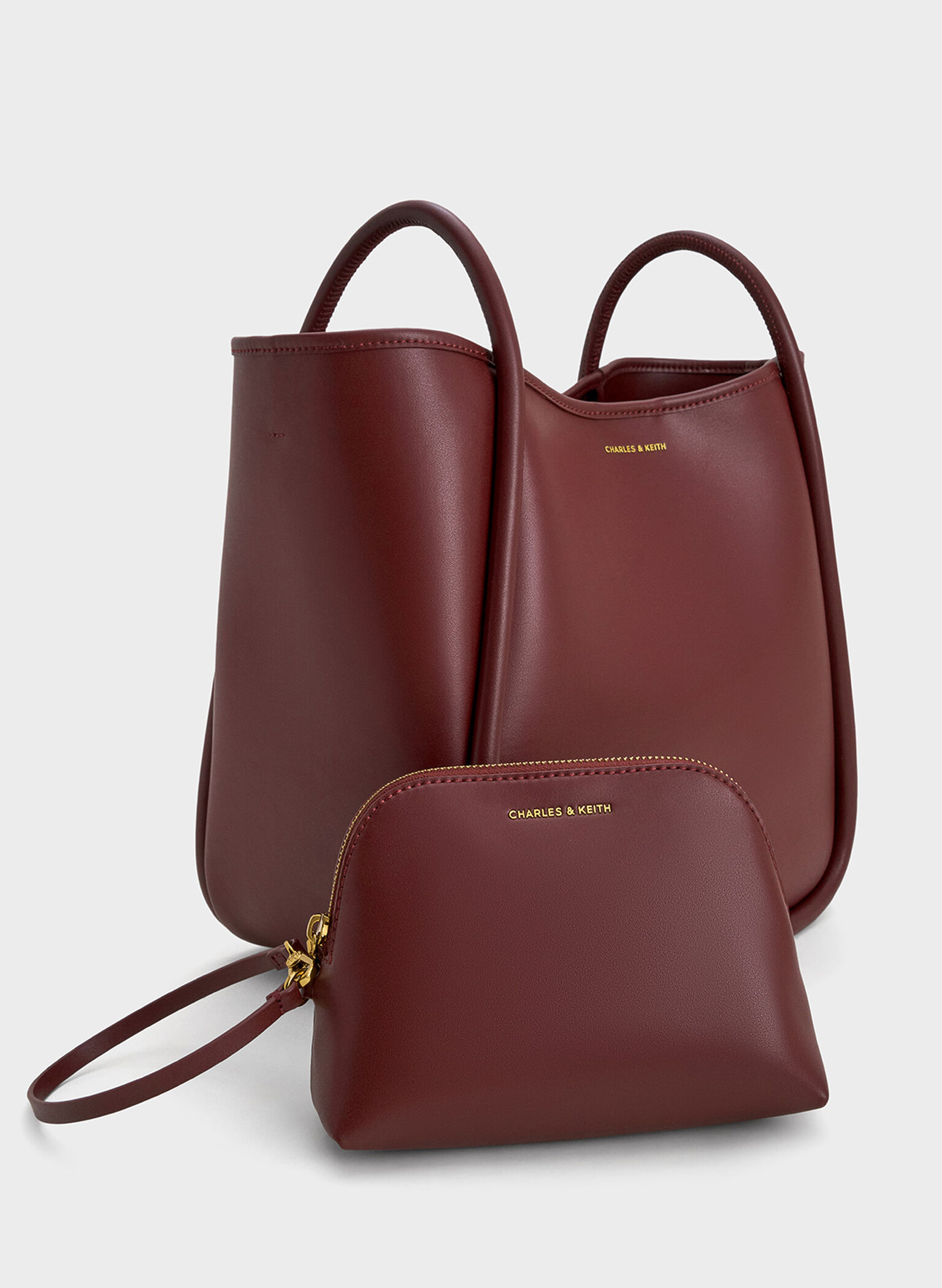 Lyla Tubular Slouchy Tote Bag, Mulberry Plum, hi-res