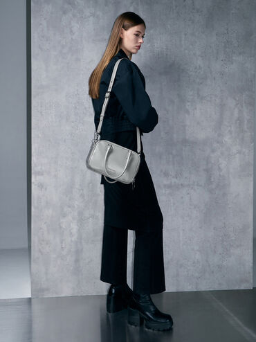 Sianna Bowling Bag, Grey, hi-res