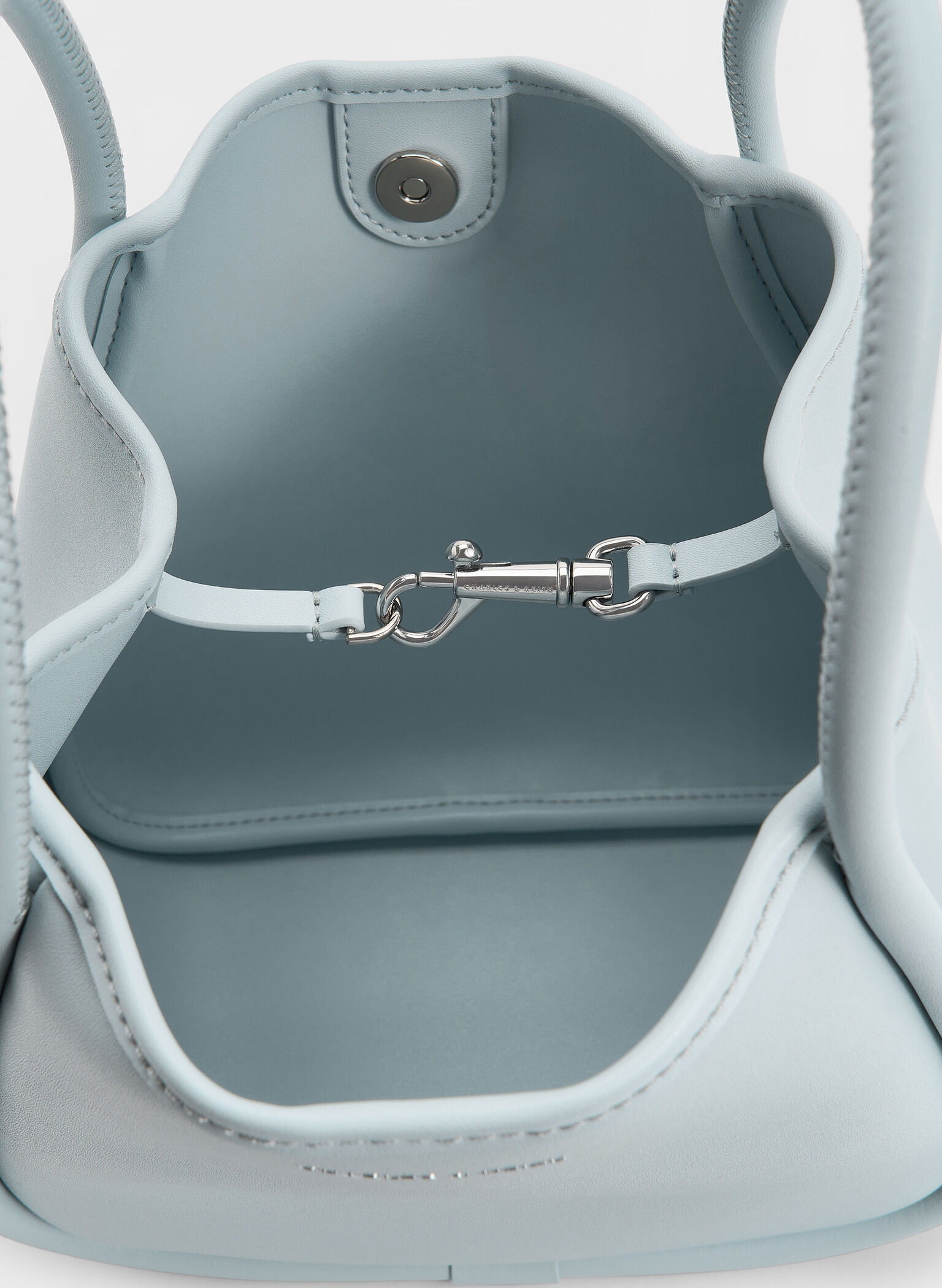 Mini Lyla Tubular Tote Bag, Sea Salt Blue, hi-res