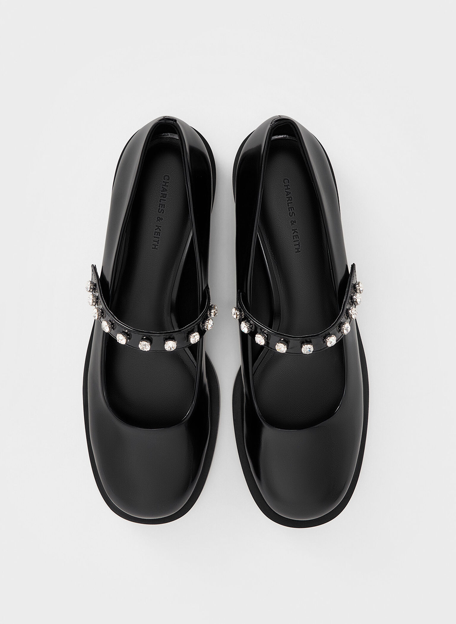 Gem-Encrusted Mary Janes, Black Box, hi-res