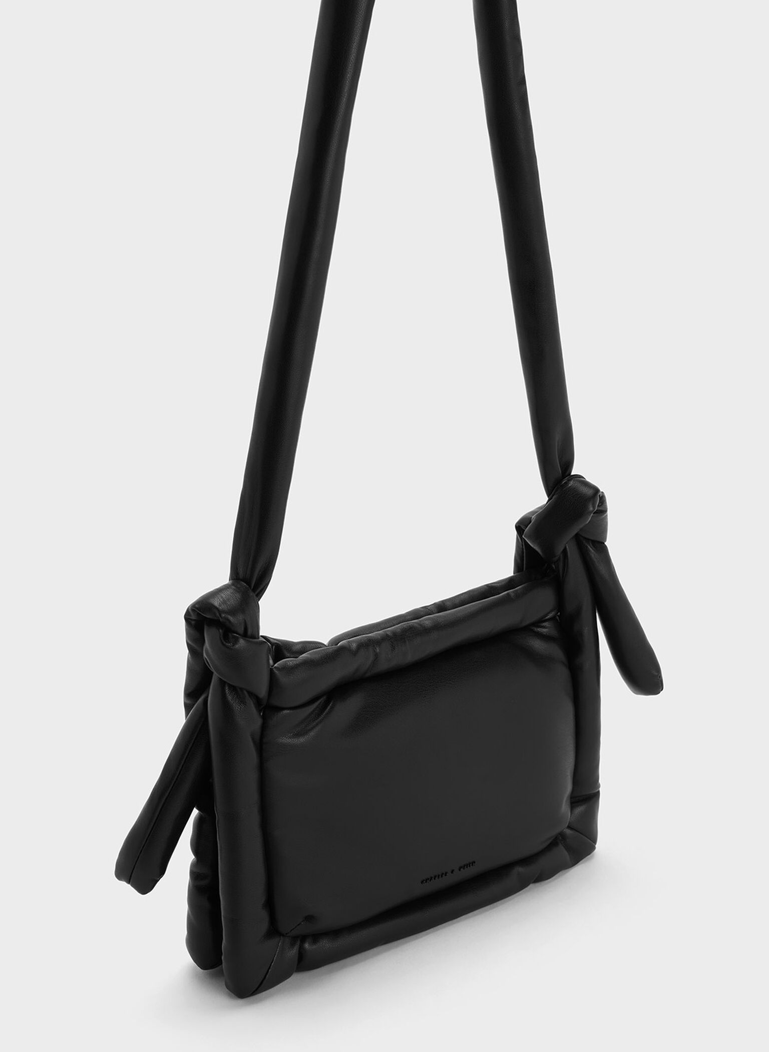 Errya Puffy Crossbody Bag, Jet Black, hi-res