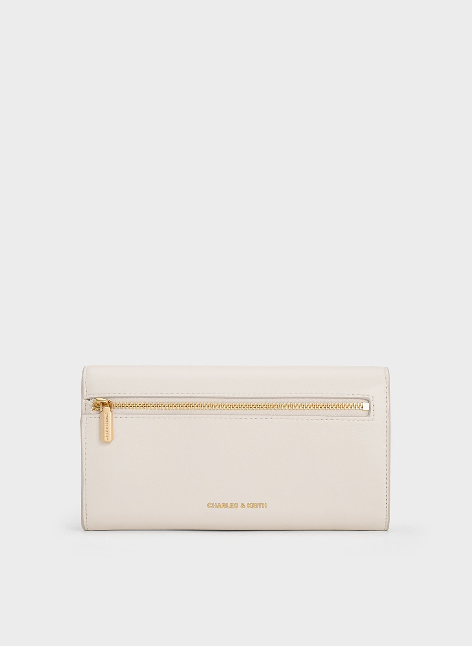 Lennie Chain-Handle Wallet, Cream, hi-res