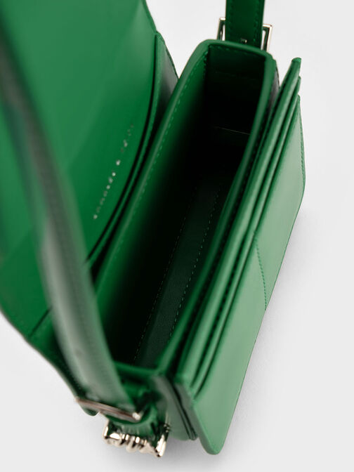 Mini Henrietta Shoulder Bag, Green, hi-res
