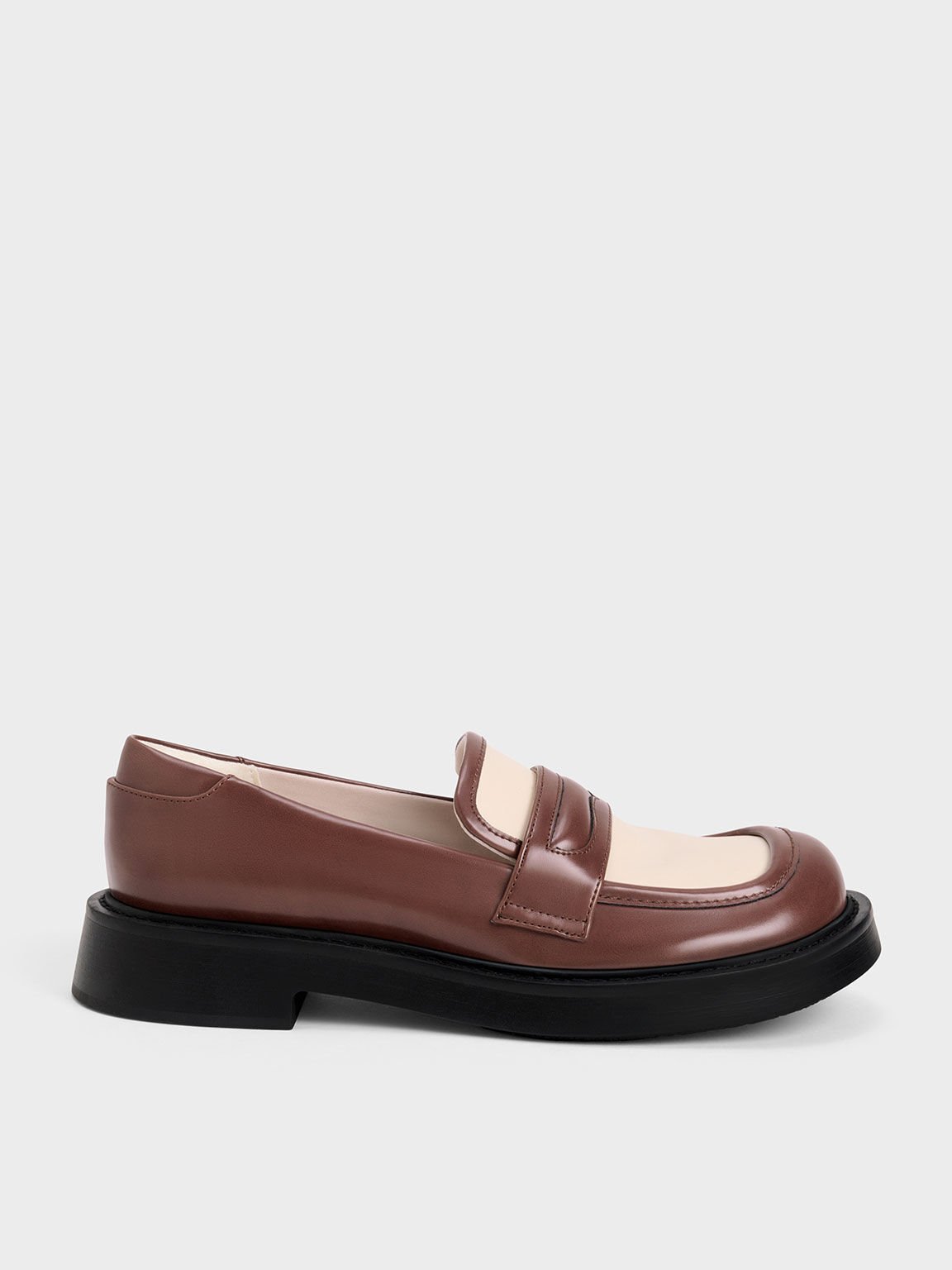 Two tone penny loafers mens new arrivals