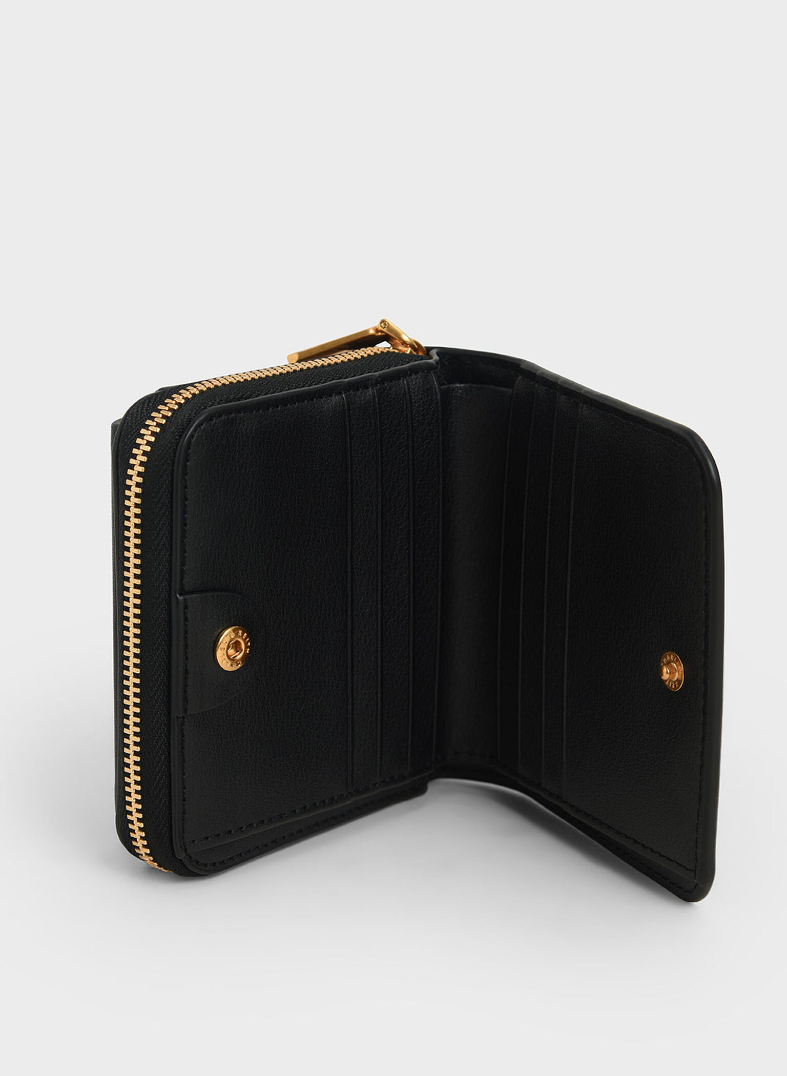 Tribi Front-Pocket Zip-Around Wallet, Black, hi-res