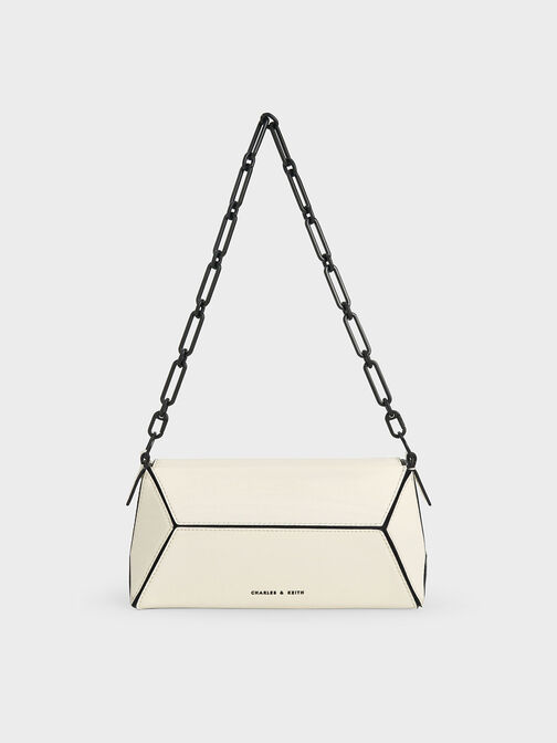 Nasrin Geometric Chain-Handle Shoulder Bag, Multi, hi-res
