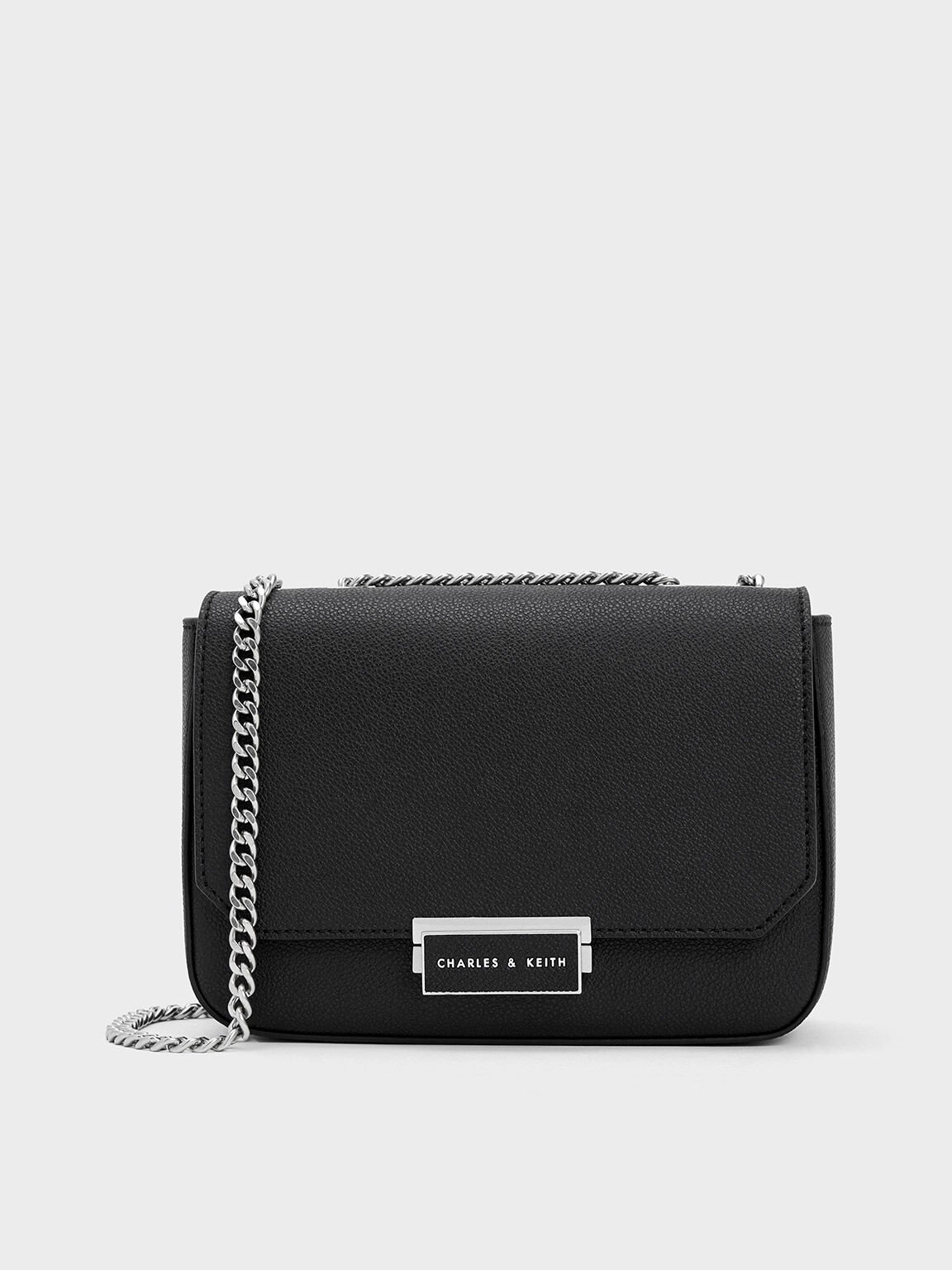 Mini Sue Chain Strap Shoulder Bag Noir