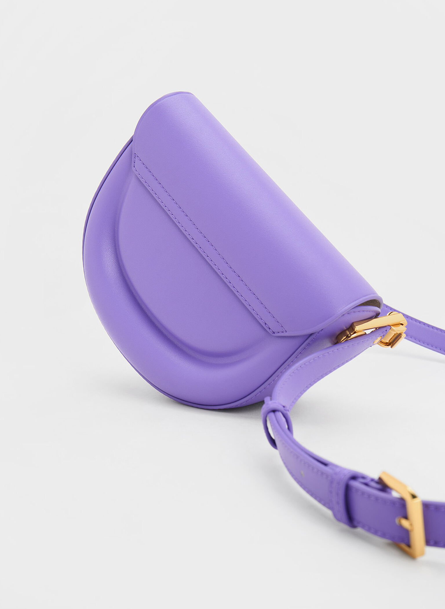 Koa Half-Moon Saddle Bag, Purple, hi-res