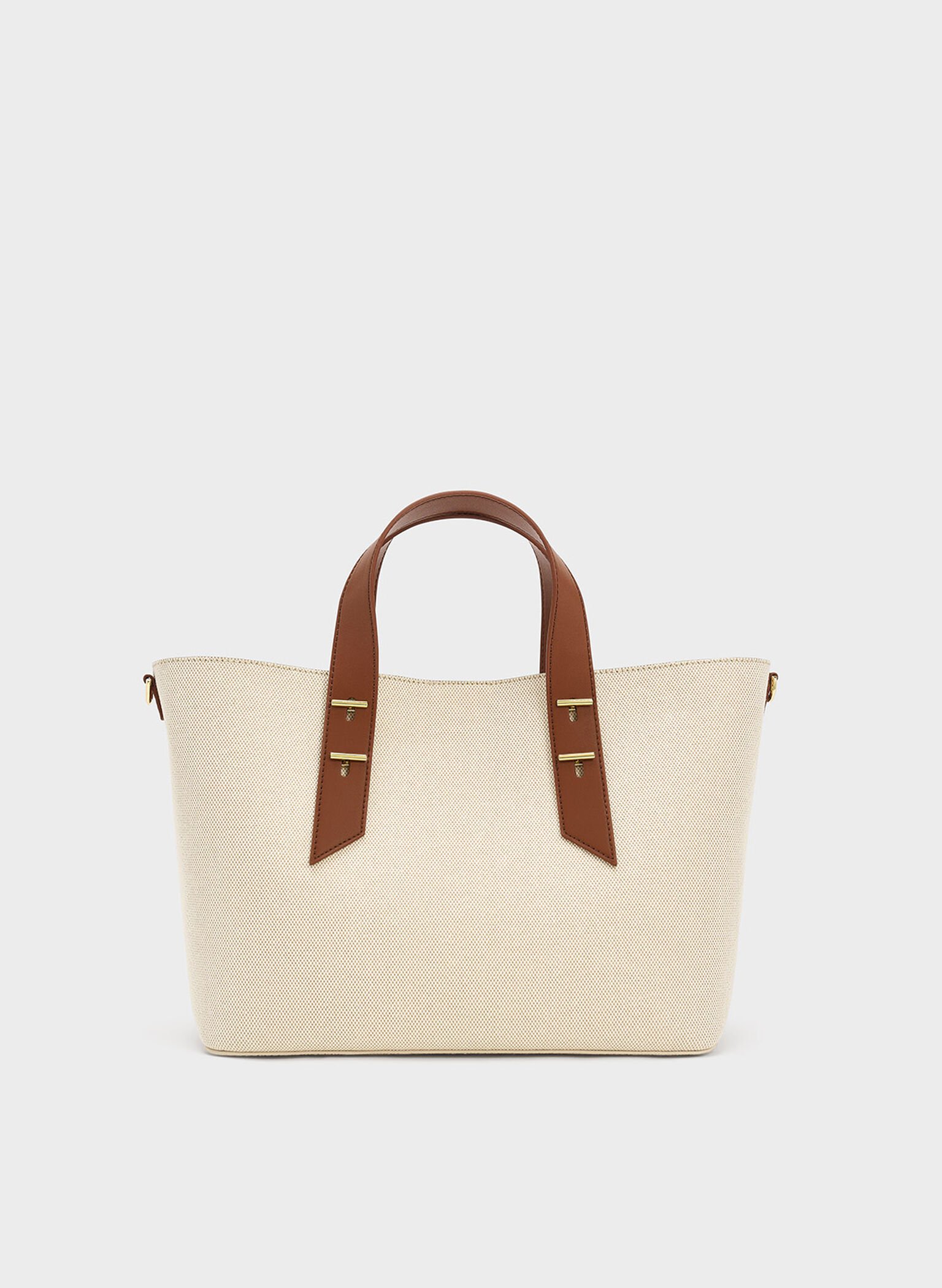Shania Canvas Tote Bag, Chocolate, hi-res
