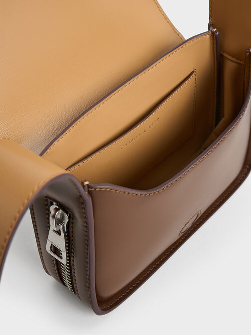 Rebel Shoulder Bag, Dark Brown, hi-res