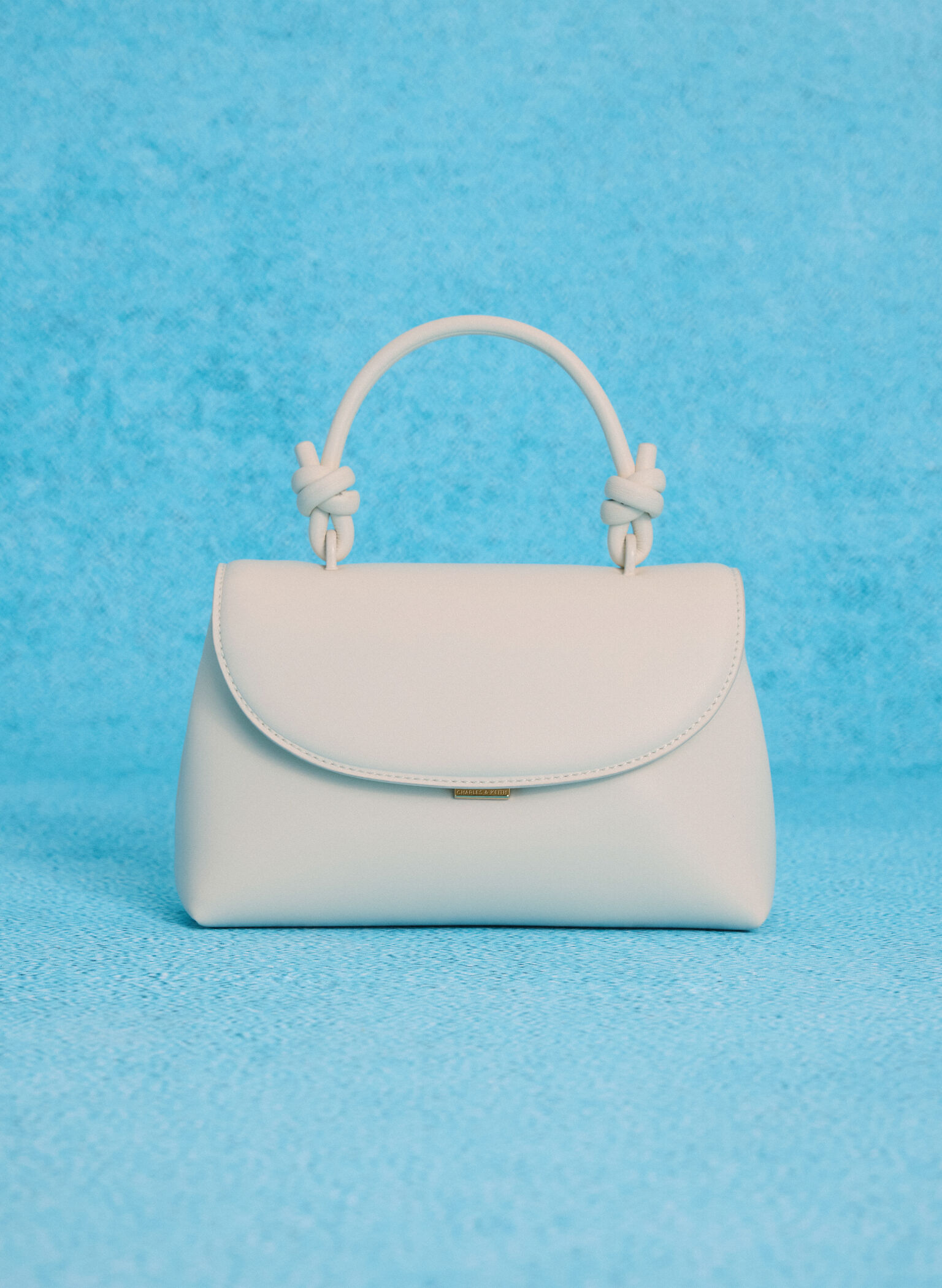 Sammie Knotted-Handle Two-Way Backpack, Cream, hi-res