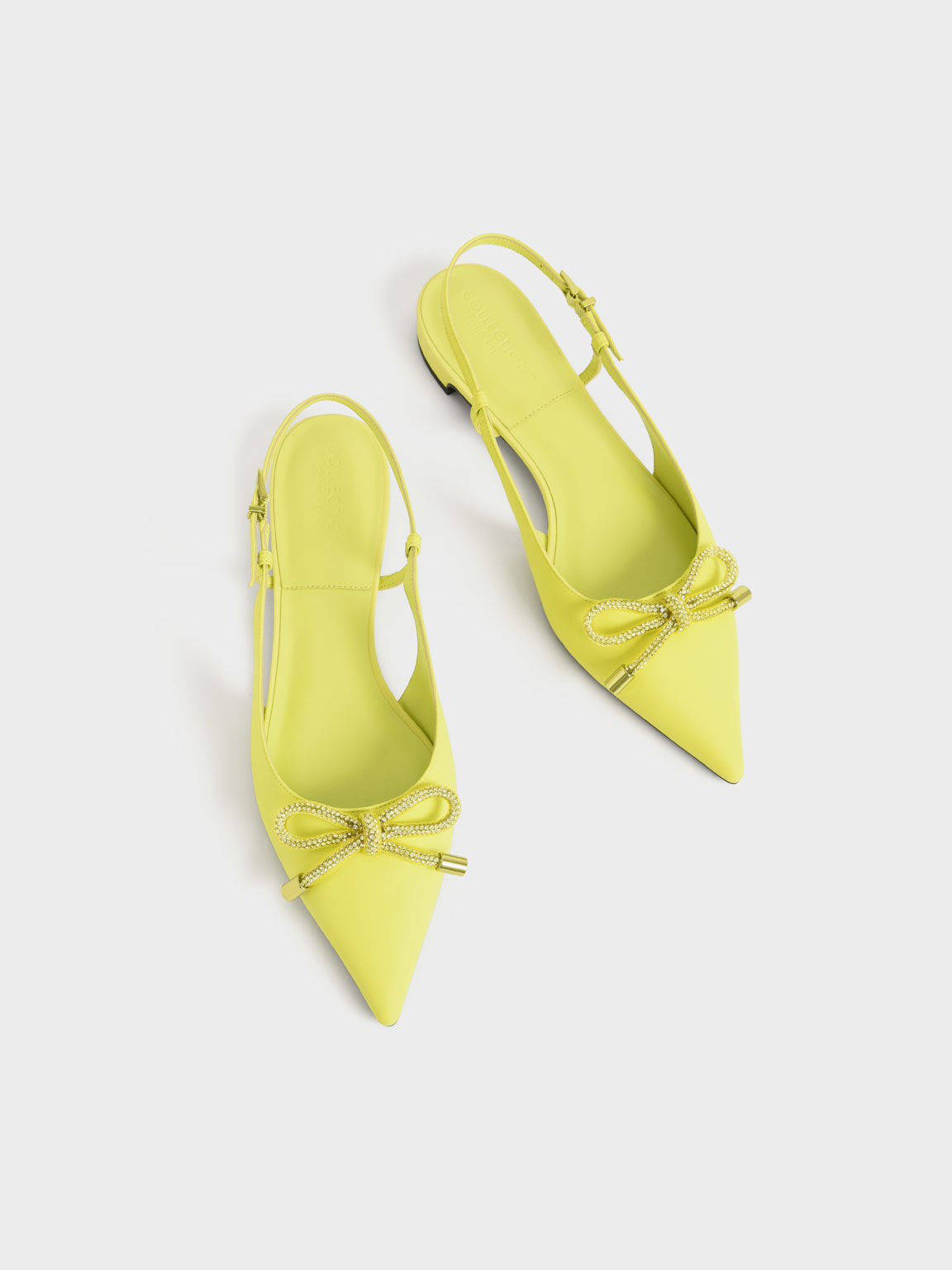 Yellow slingback flats online
