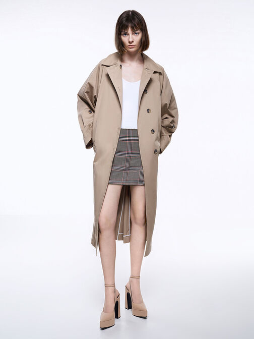 Guinevere Patent Platform Pumps, Nude, hi-res