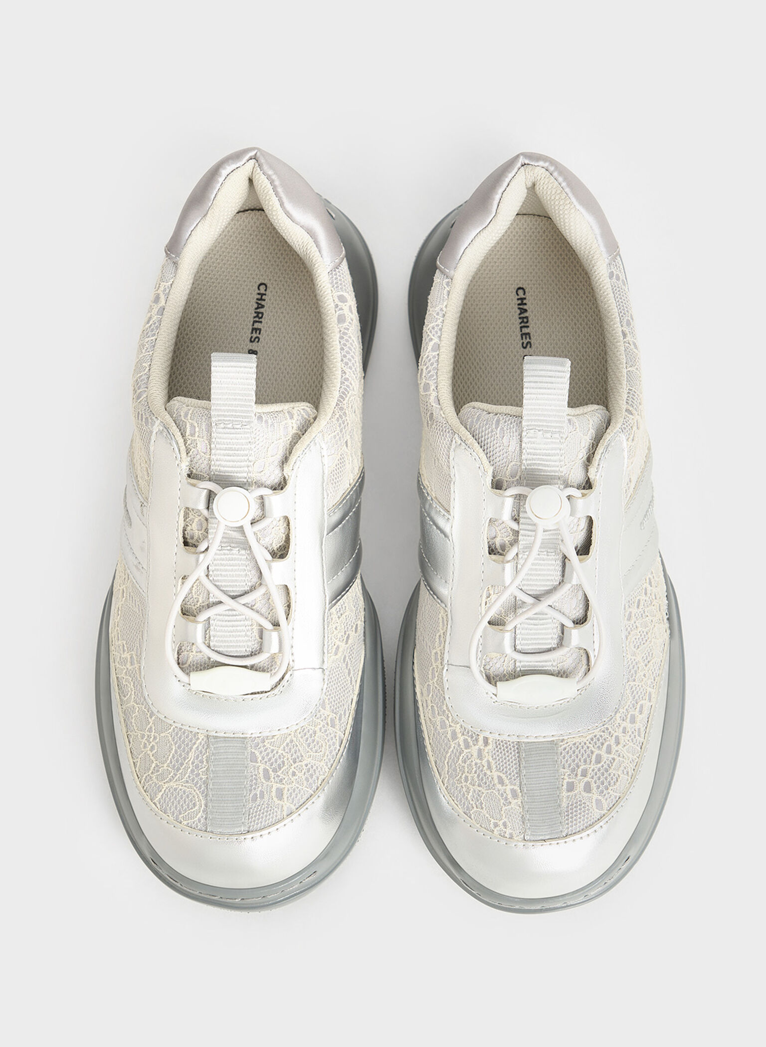 Casey Metallic & Lace Chunky Sneakers, Multi, hi-res