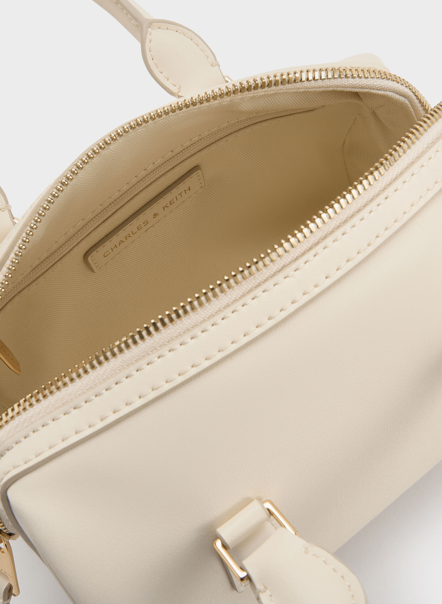 Everleigh Bowling Bag, Cream, hi-res
