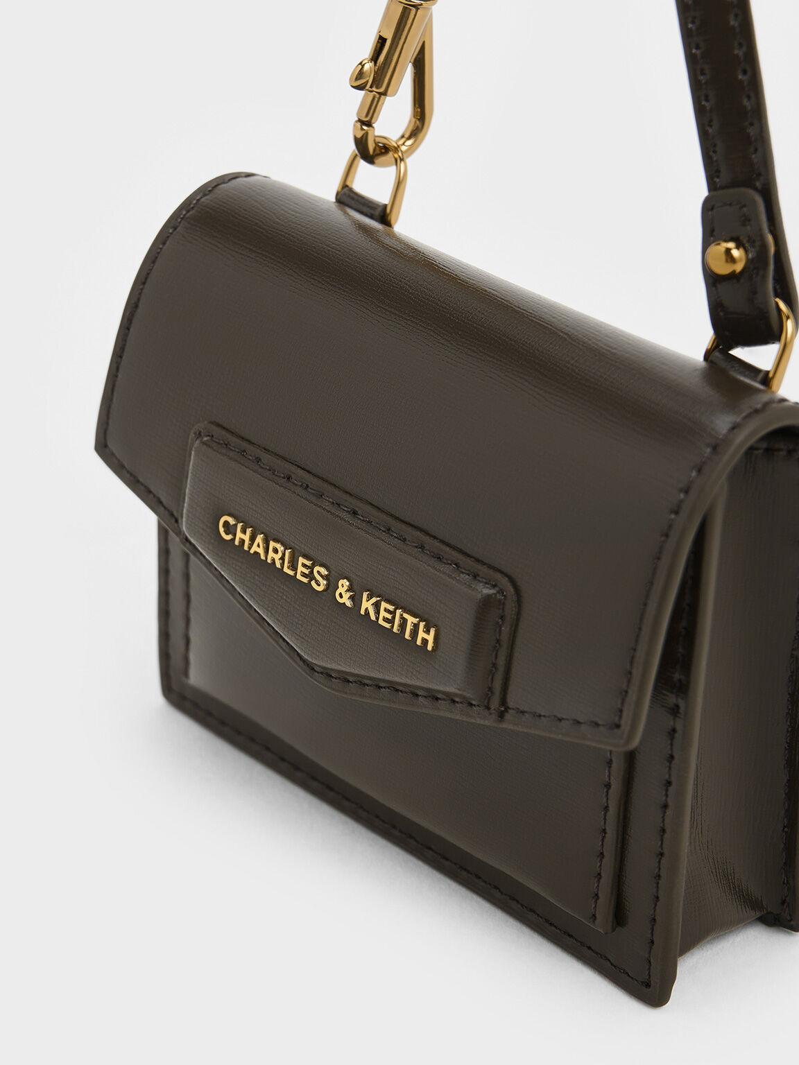 Adelie Envelope Card Holder Dark Moss