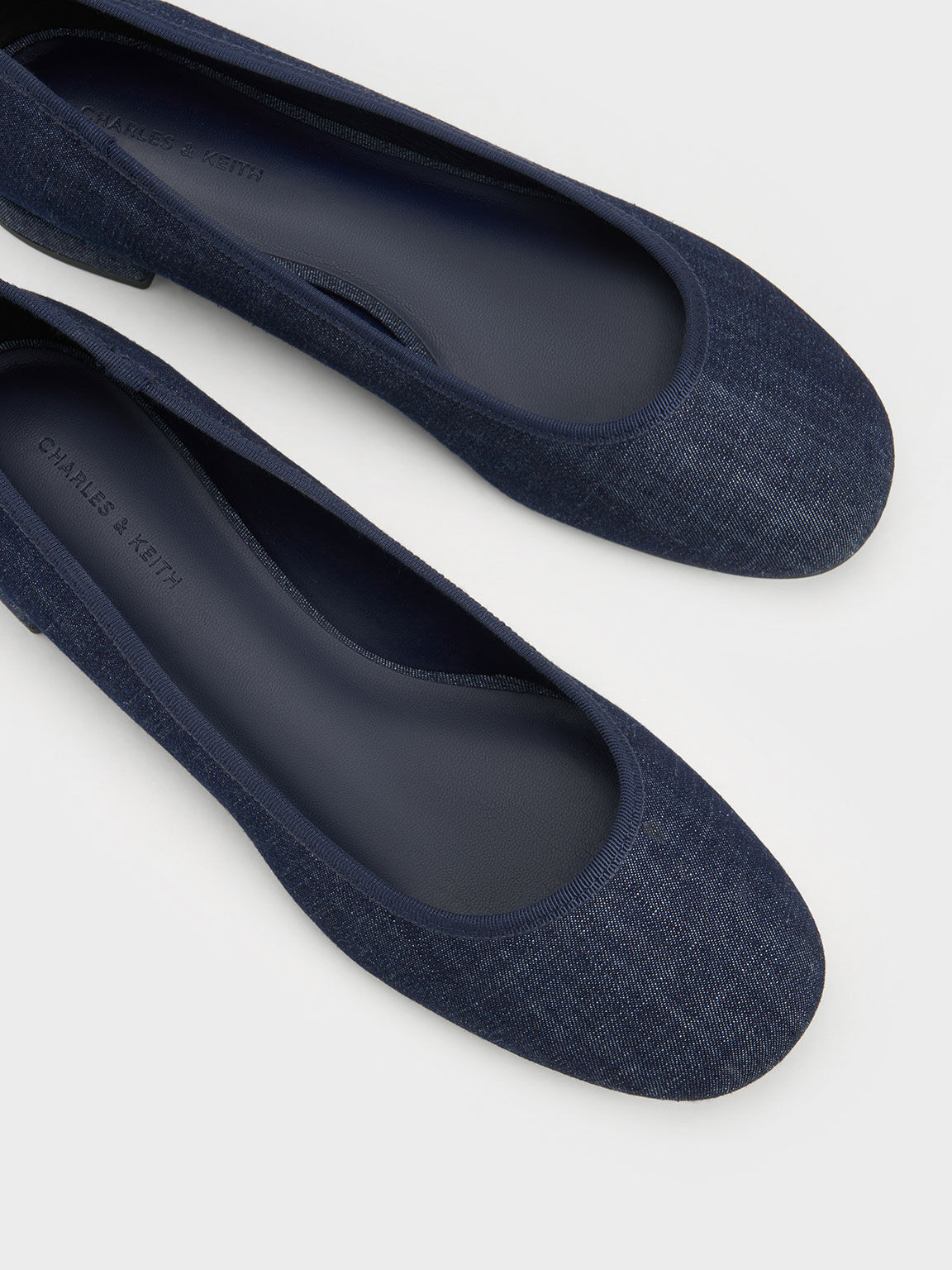 Dark blue flats online