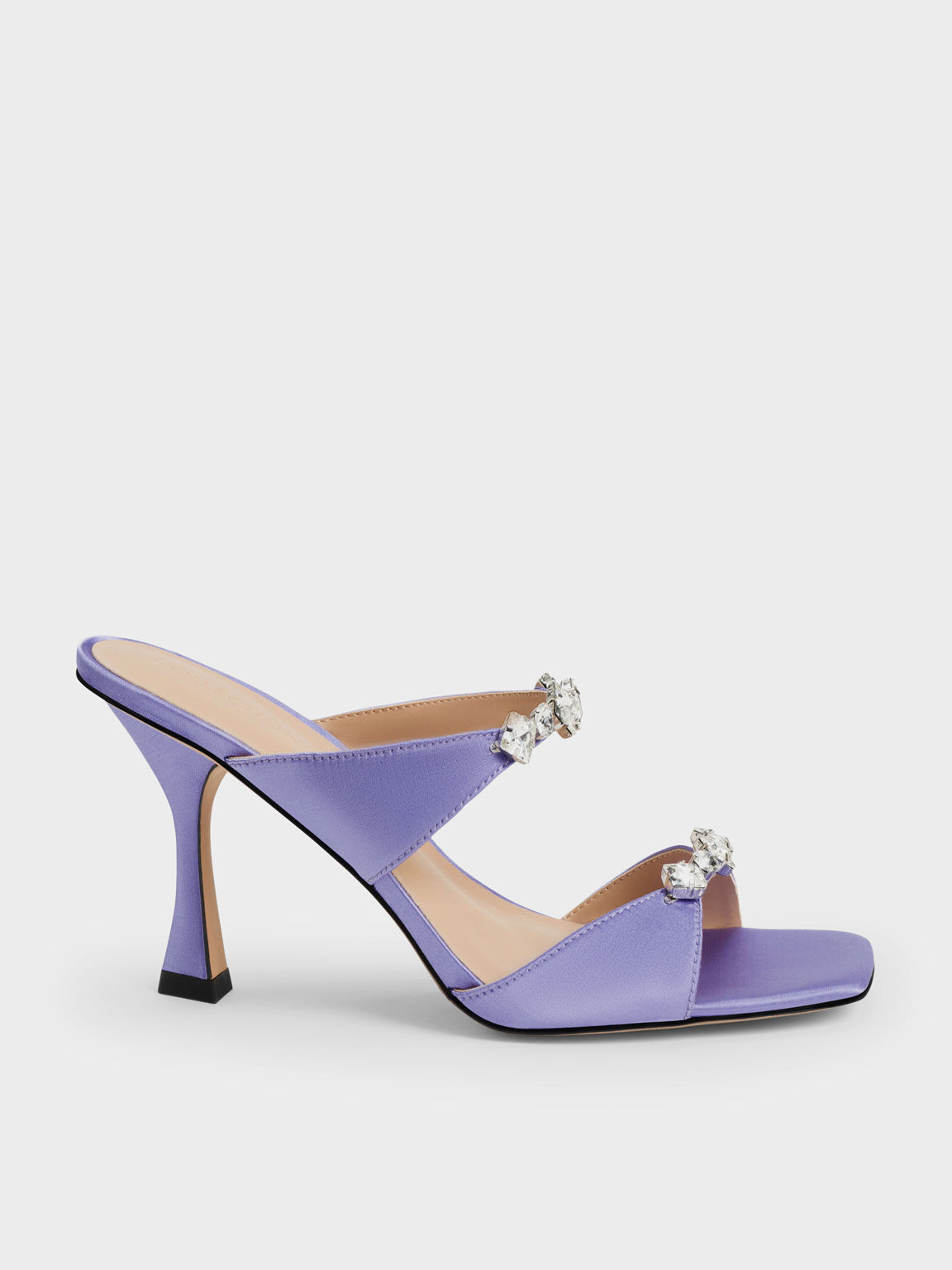 Purple metallic sandals top