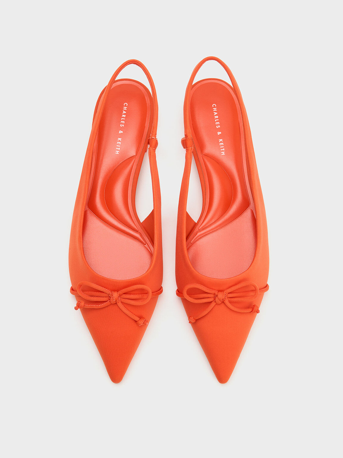 Orange flat shoes best sale uk