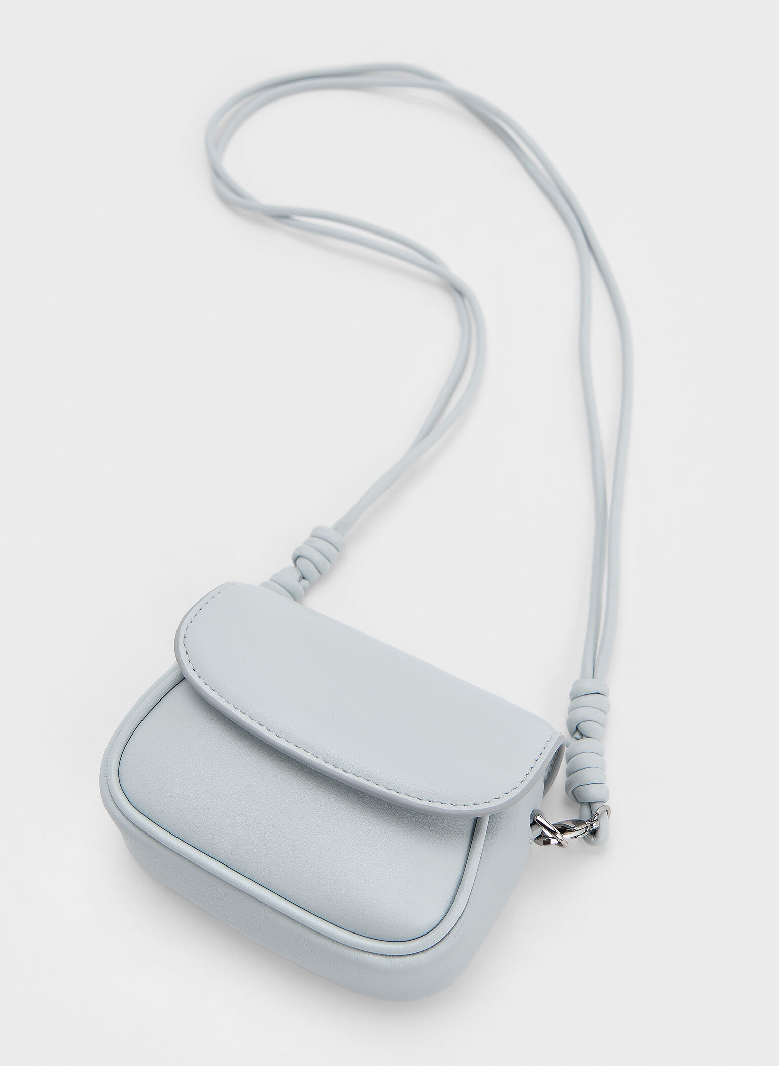 Sammie Knotted-Strap Wristlet, Sea Salt Blue, hi-res