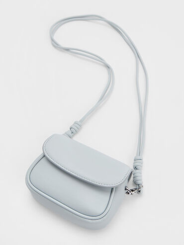 Sammie Knotted-Strap Wristlet, Sea Salt Blue, hi-res