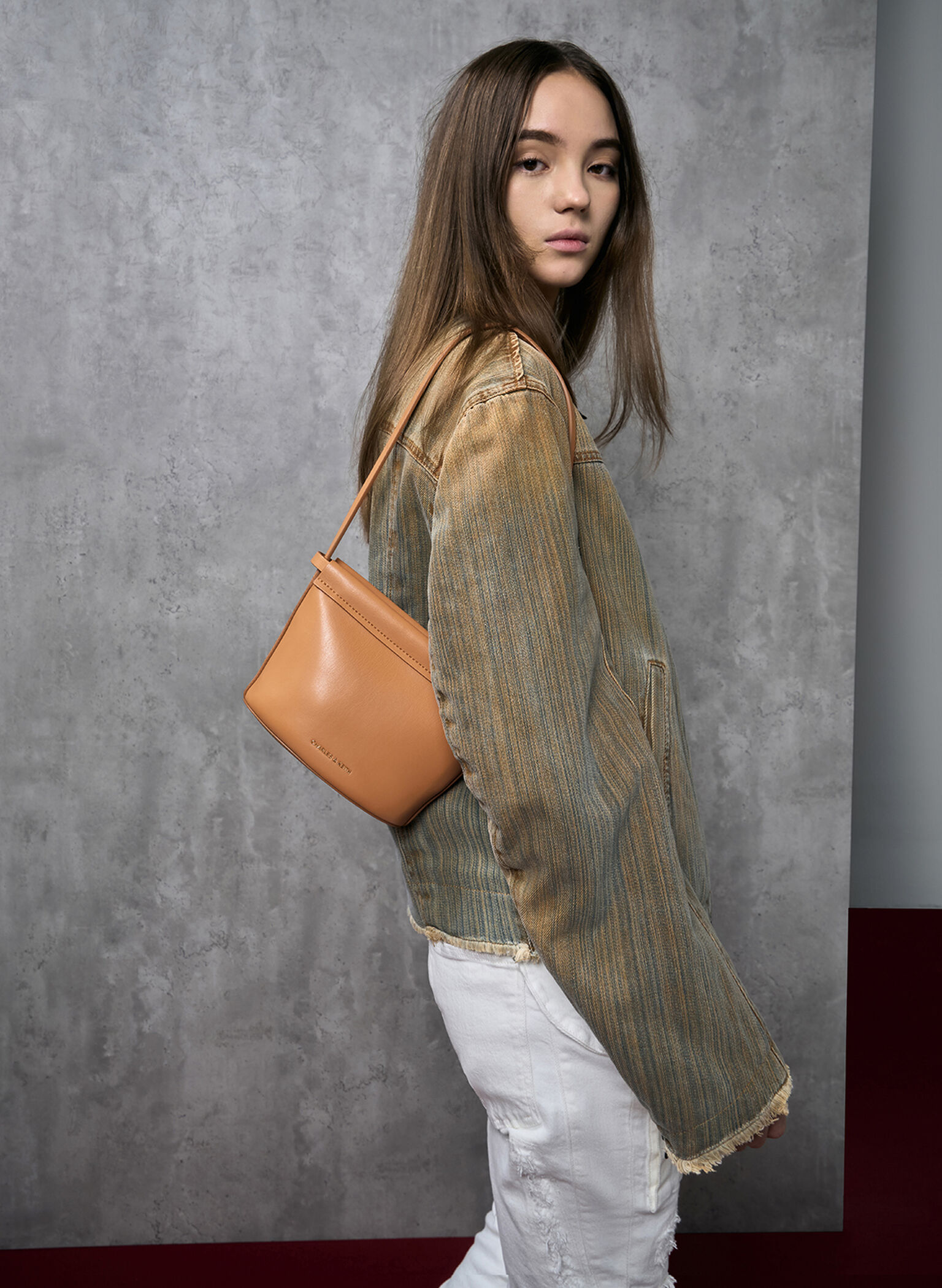Ellis Bucket Bag, Toffee, hi-res