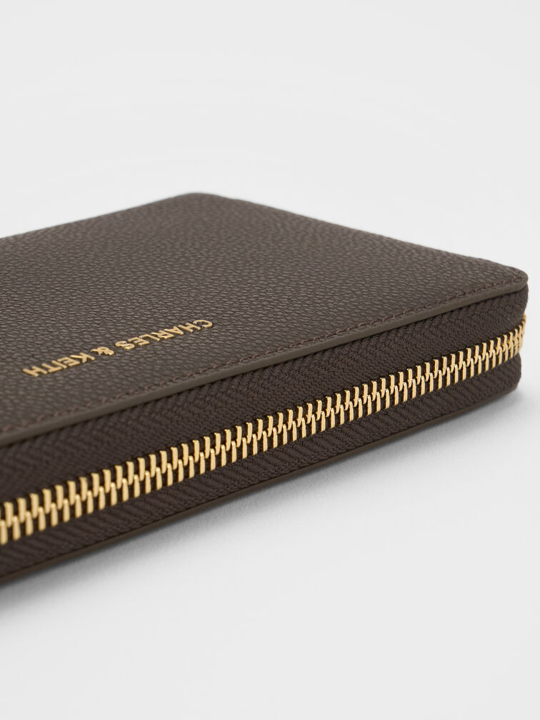 Dulcie Zip-Around Long Wallet, Dark Moss, hi-res