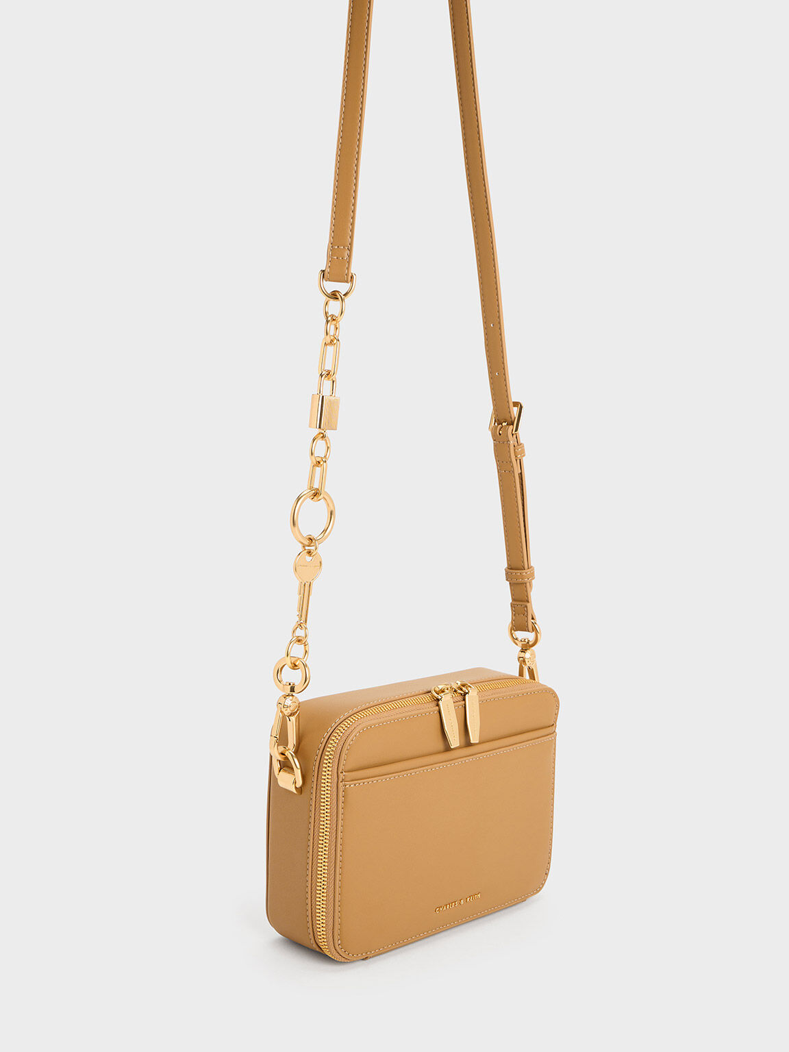 Charles and keith yellow bag deals
