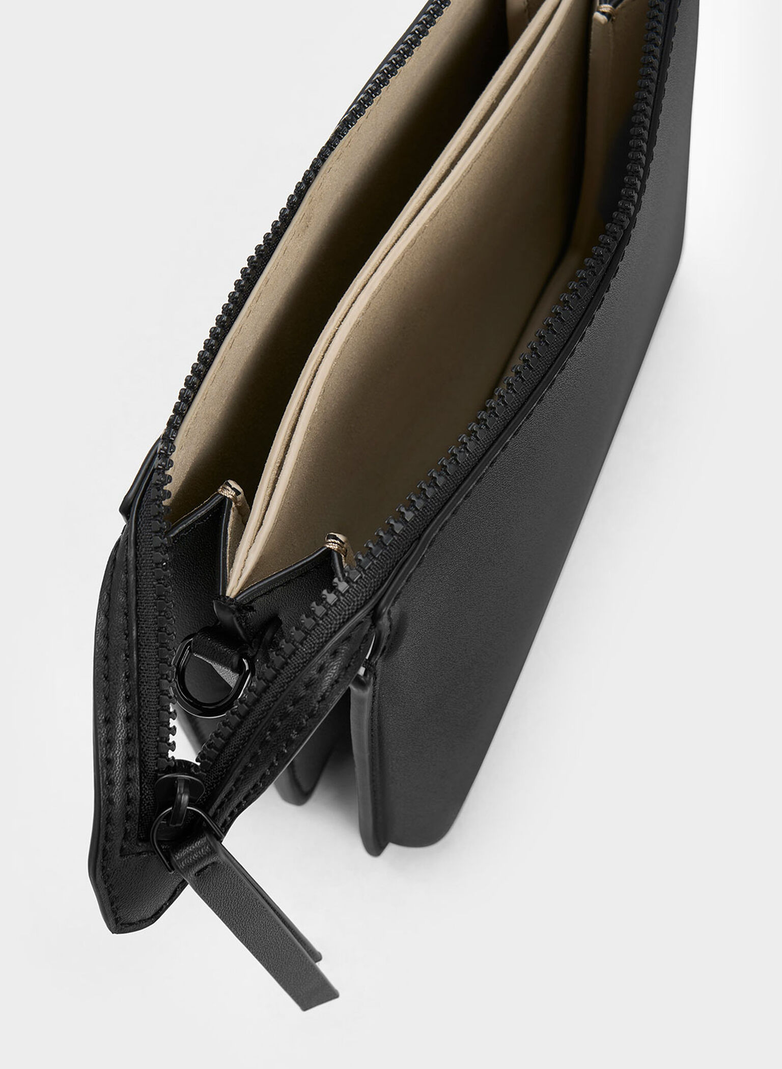 Camelia Trapeze Crossbody Bag, Black, hi-res
