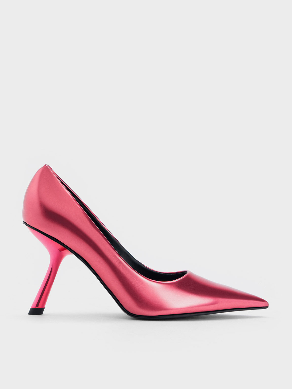 Pink pointed toe pumps on sale