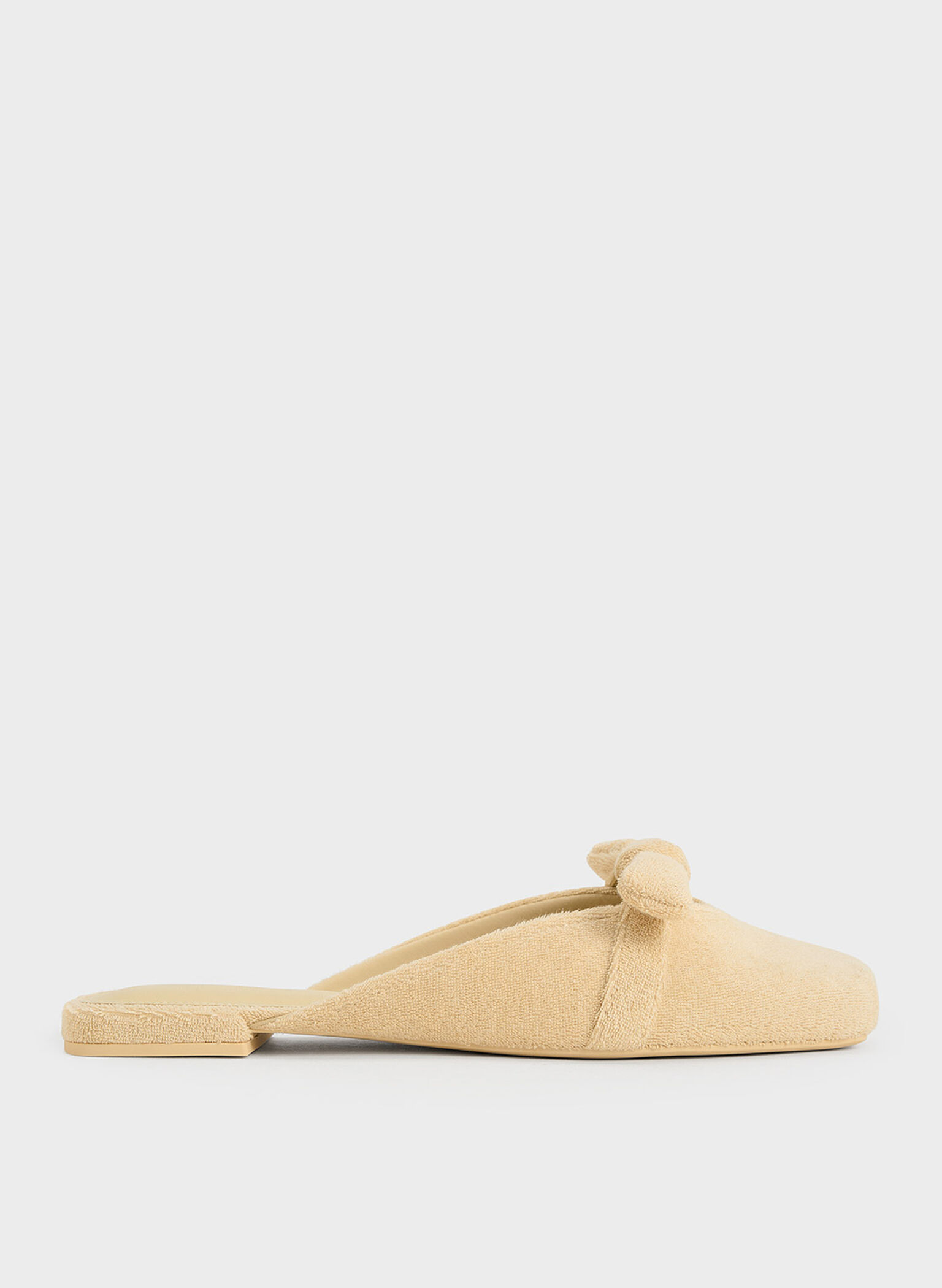Loey Textured Knotted Mules, Beige, hi-res
