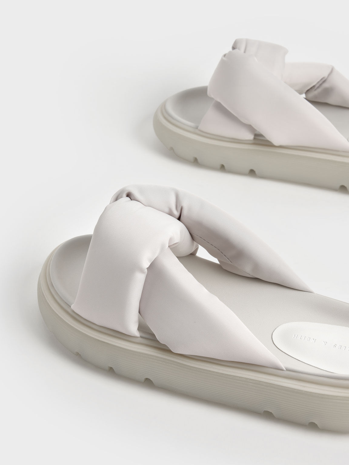 White j slides top