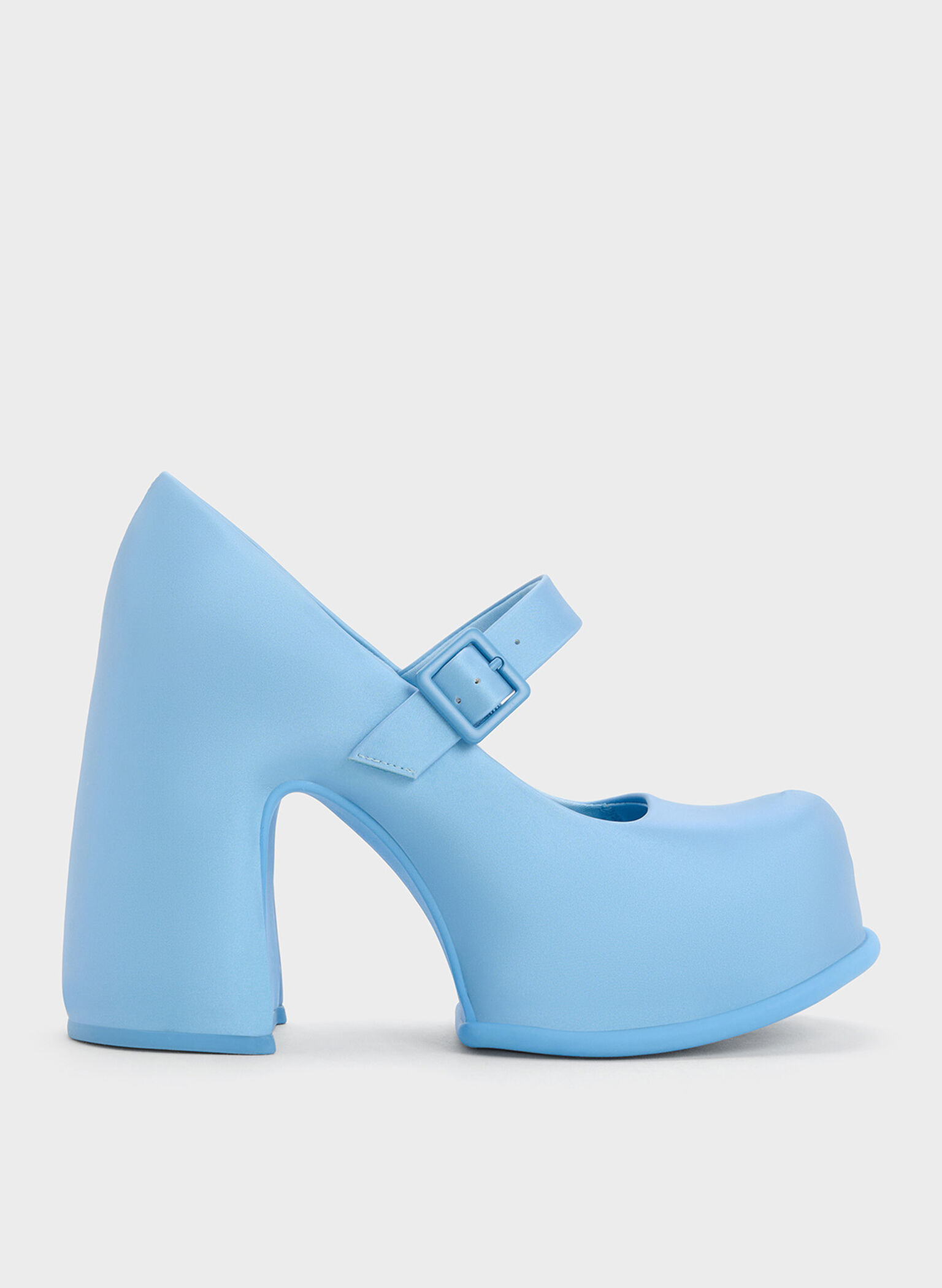 Pixie Platform Mary Janes, Blue, hi-res