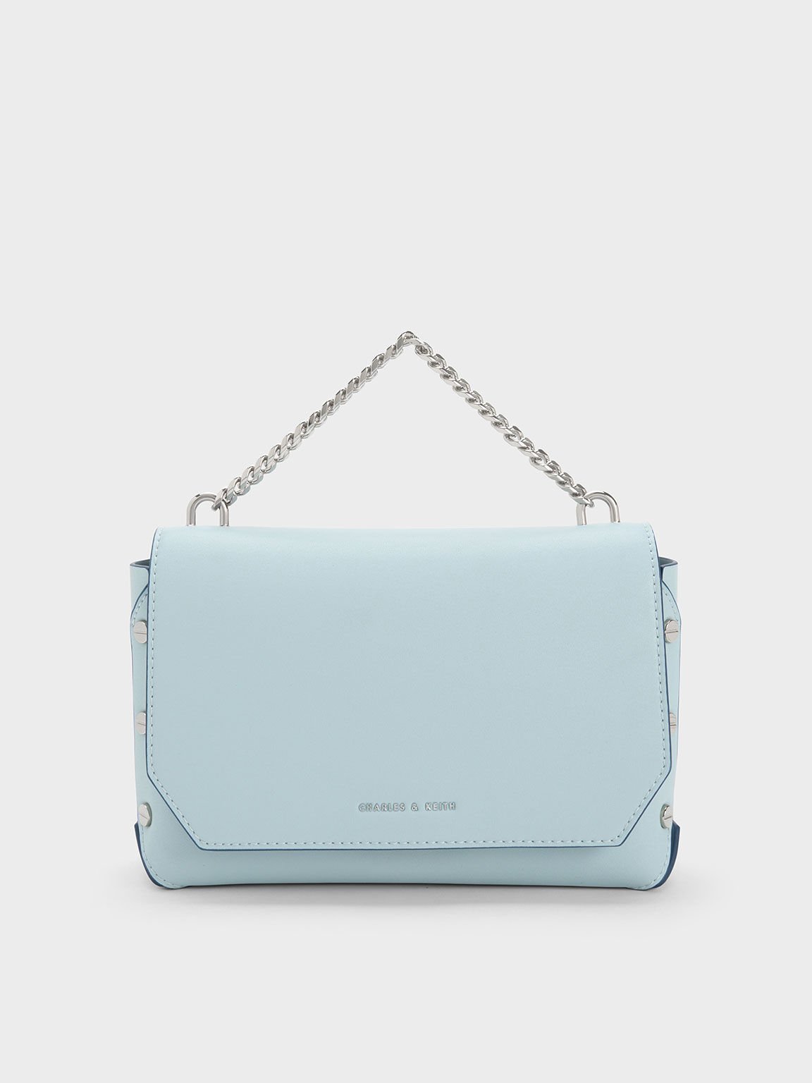 Charles and keith front new arrivals flap push lock bag