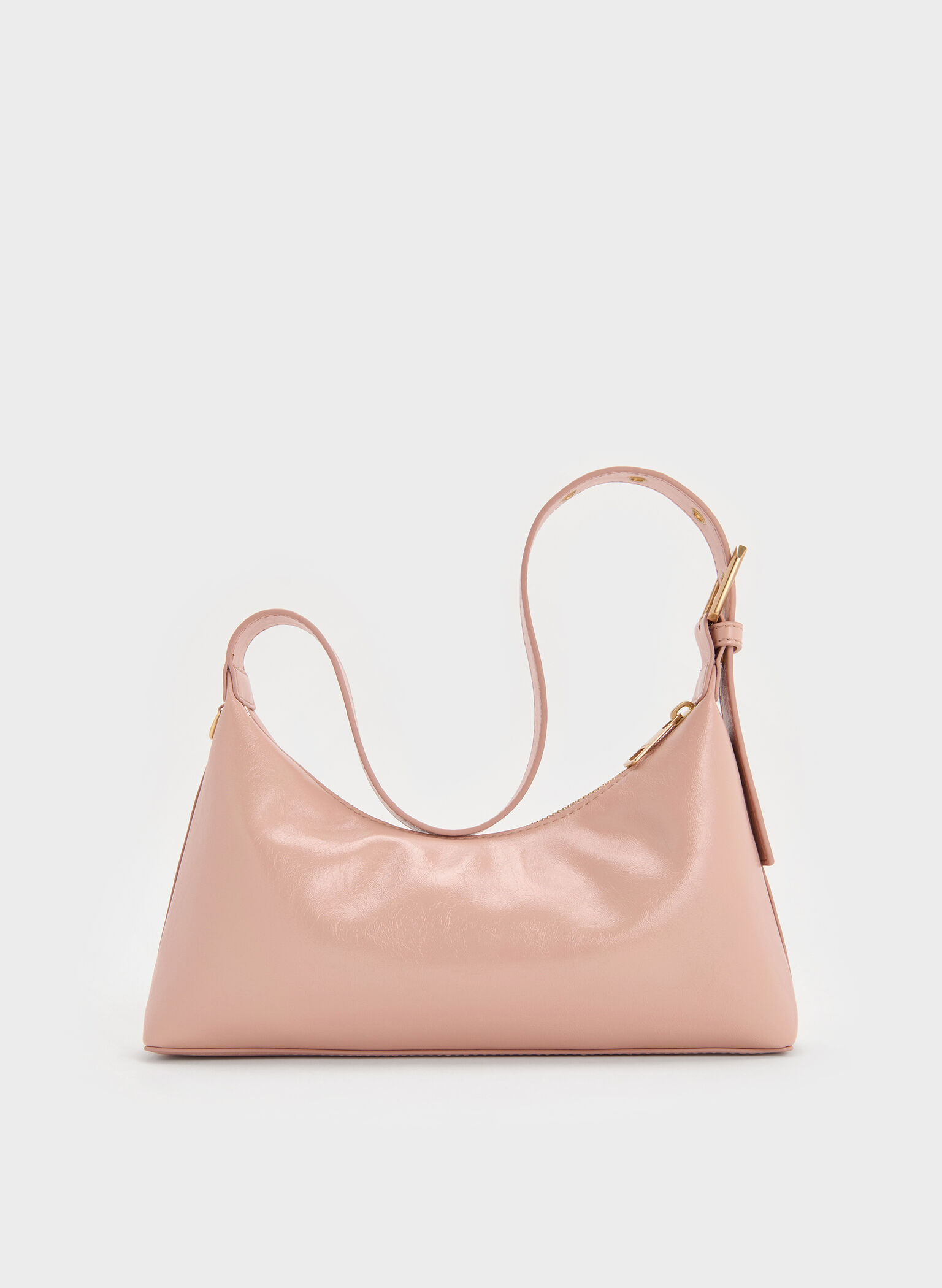 Atwood Chain-Embellished Shoulder Bag, Light Pink, hi-res