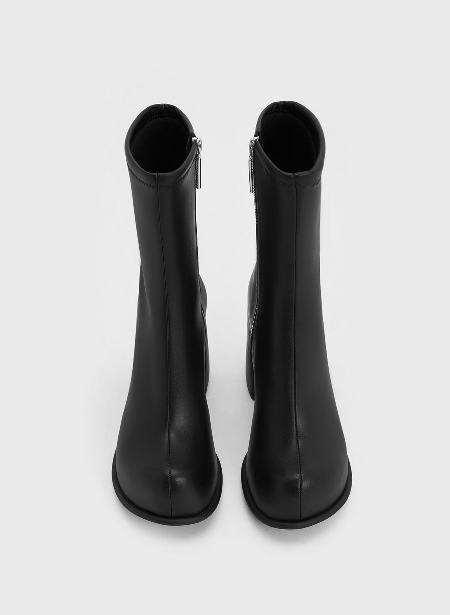 Pixie Platform Ankle Boots, Black, hi-res