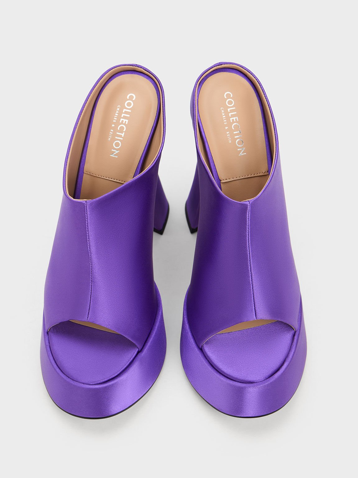 Purple mules discount