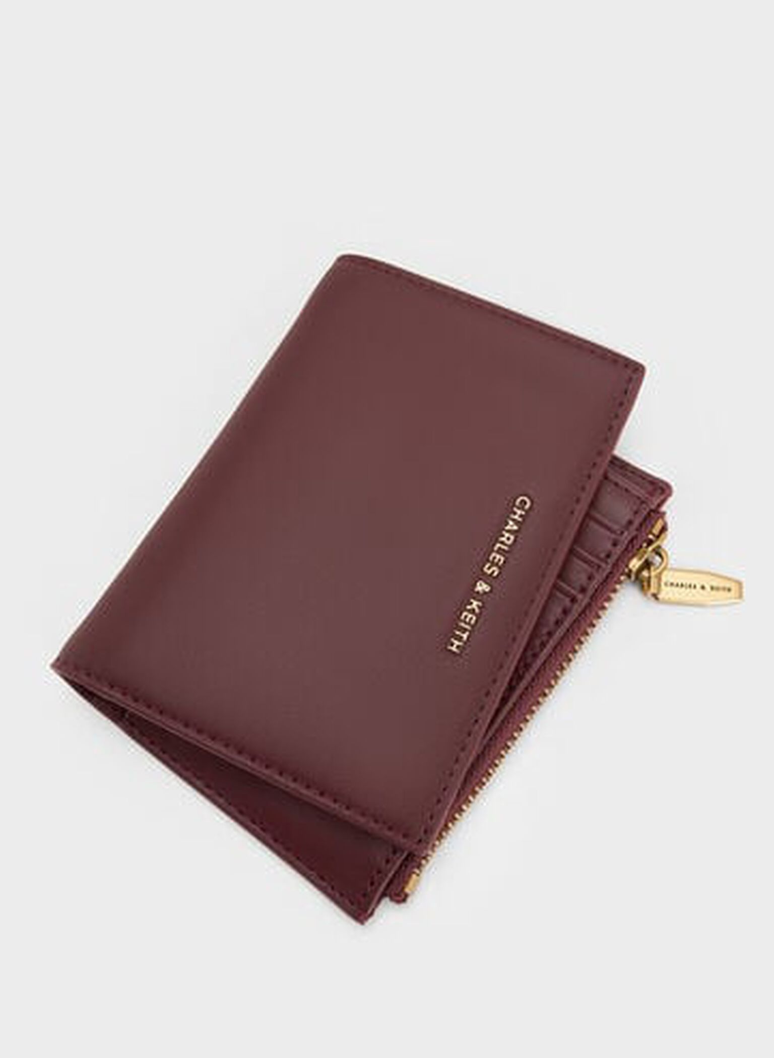 Harmonee Top Zip Small Wallet, Mulberry Plum, hi-res