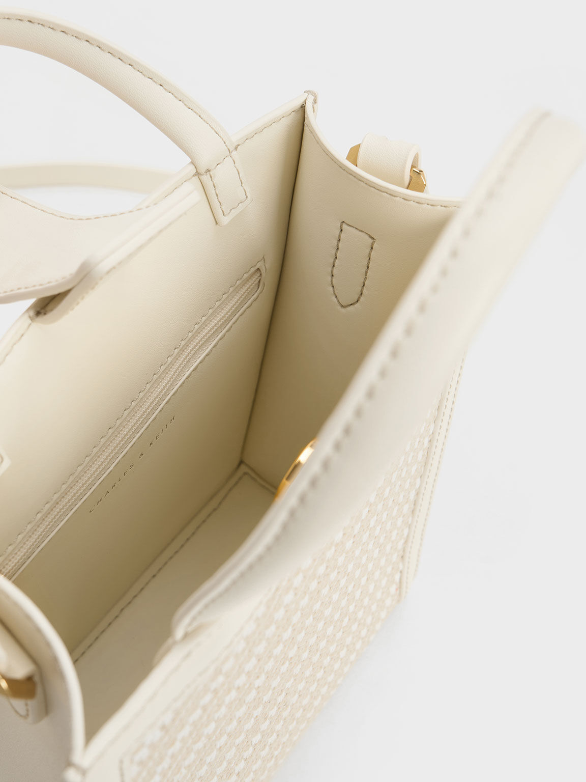 Charles and keith woven 2025 bag