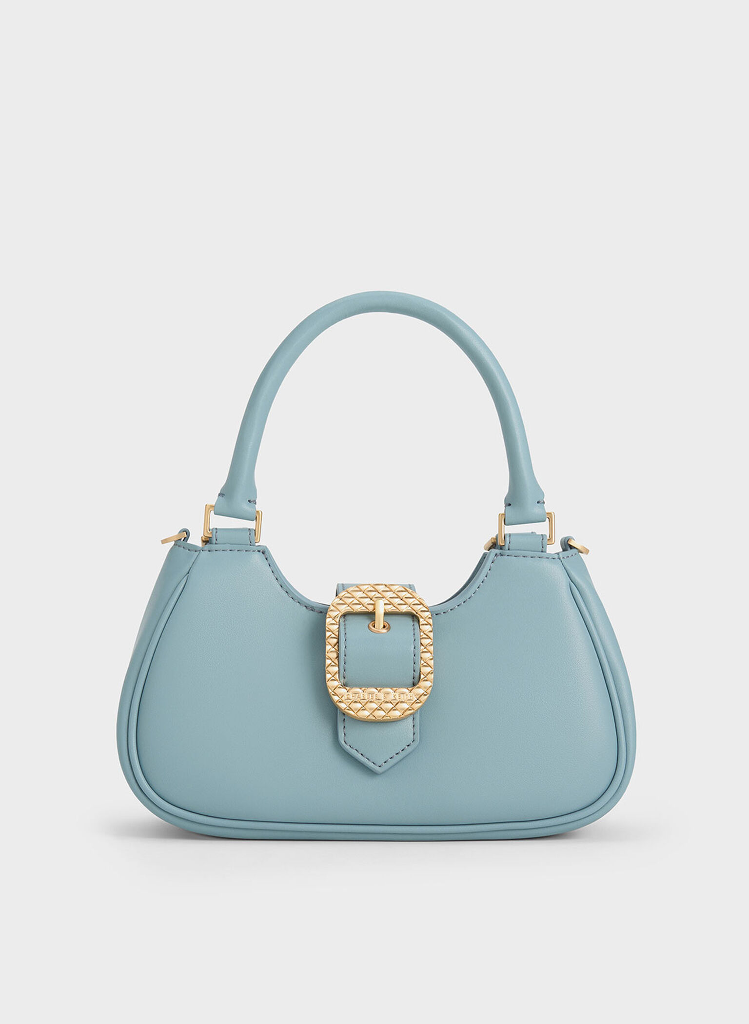 Avis Belted Top Handle Bag, Slate Blue, hi-res