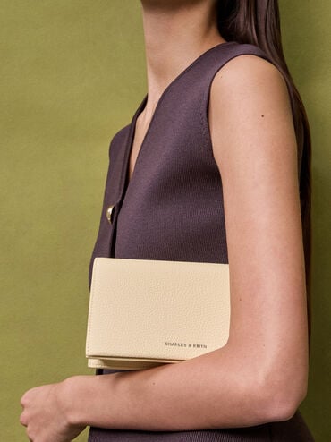 Beryl Long Wallet, Butter Yellow, hi-res