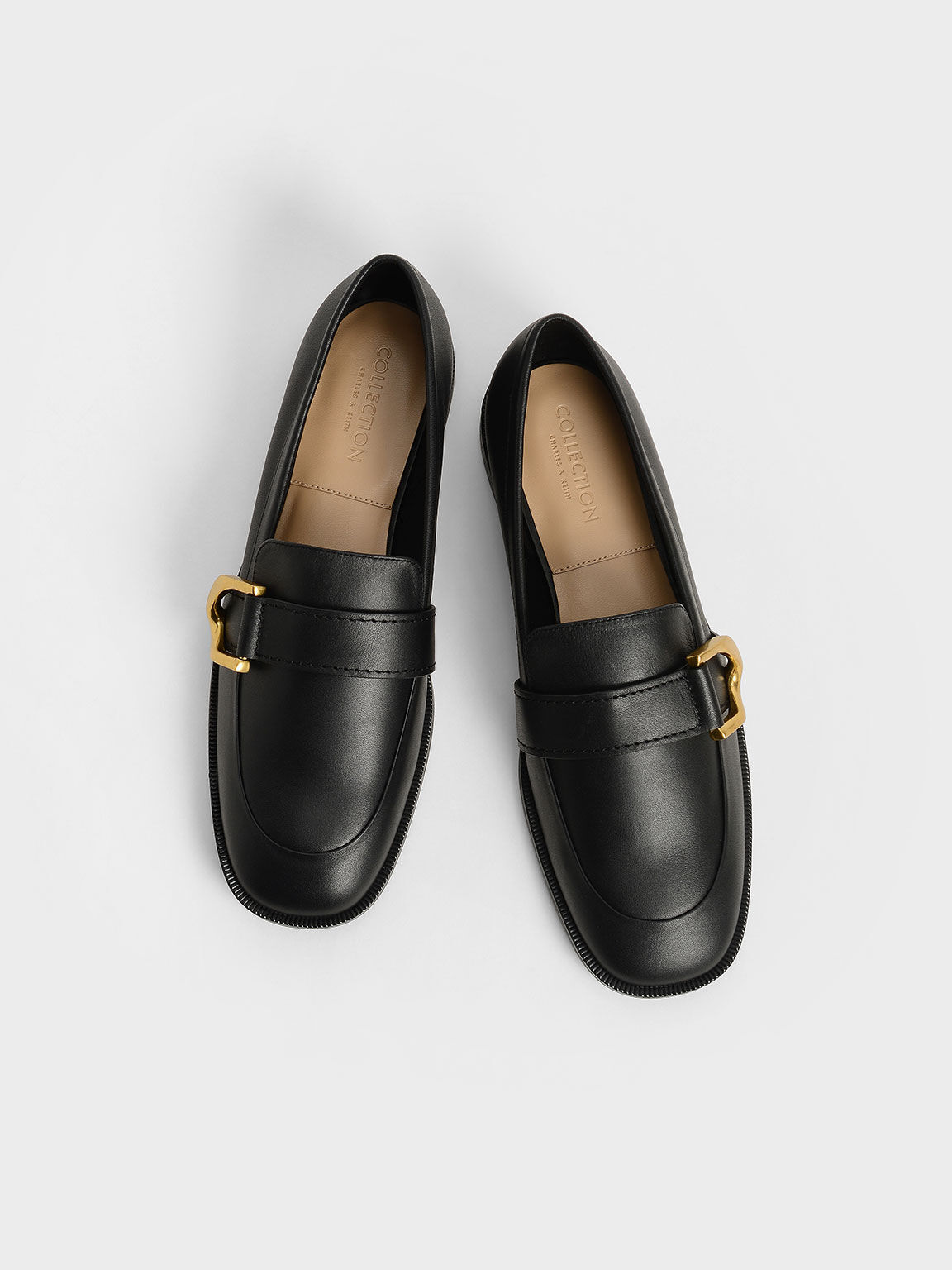 Cheap black discount loafers womens