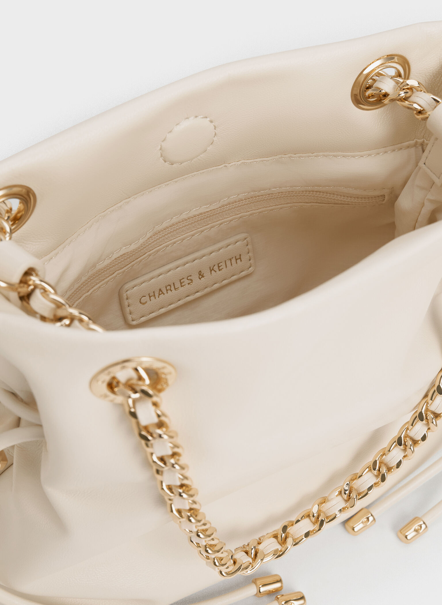 Arya Braided-Strap Double-Handle Crossbody Bag, Cream, hi-res