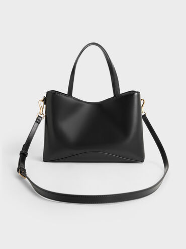 Sybill Tote Bag, Black, hi-res