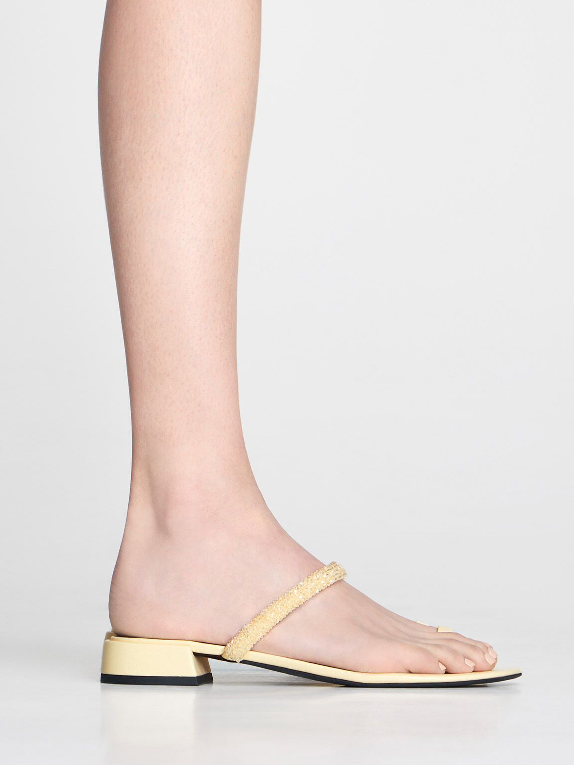 Beaded toe store ring sandals