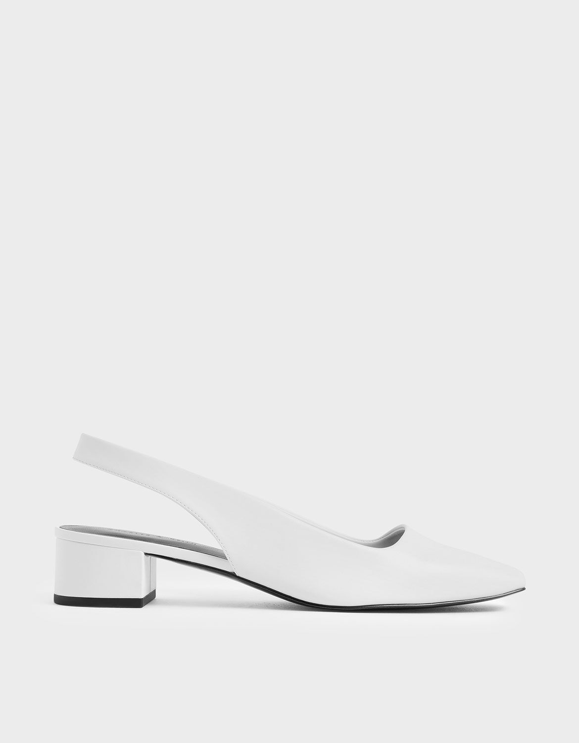 calvin klein white flats