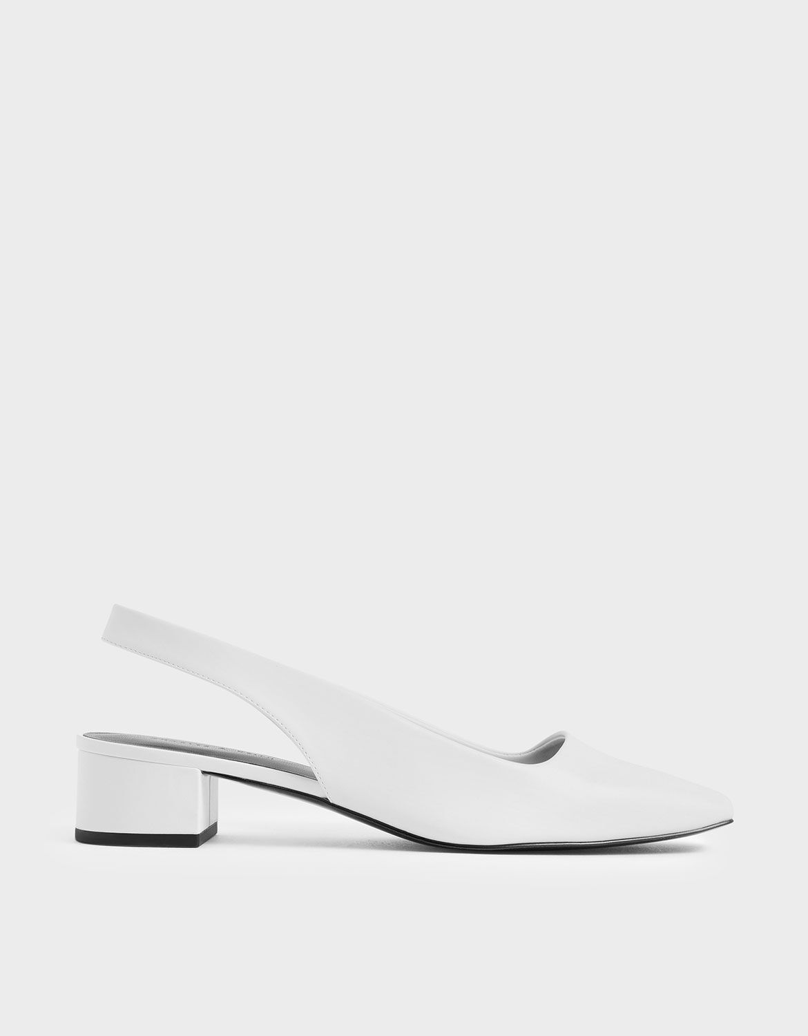 white slingback heels uk