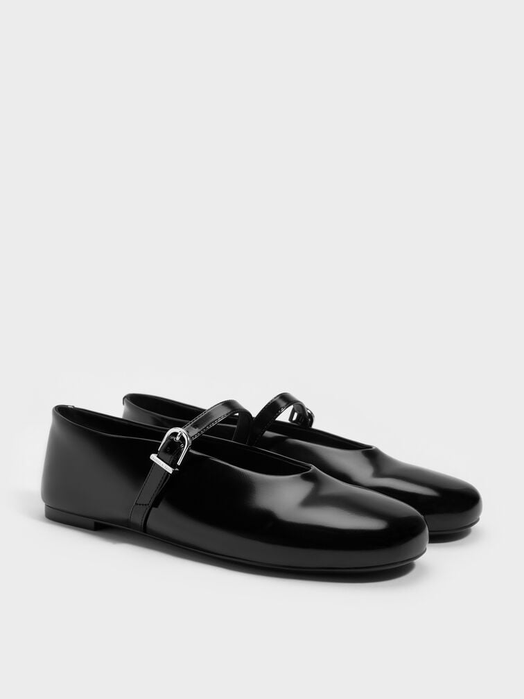High-Vamp Mary Janes, Black Box, hi-res