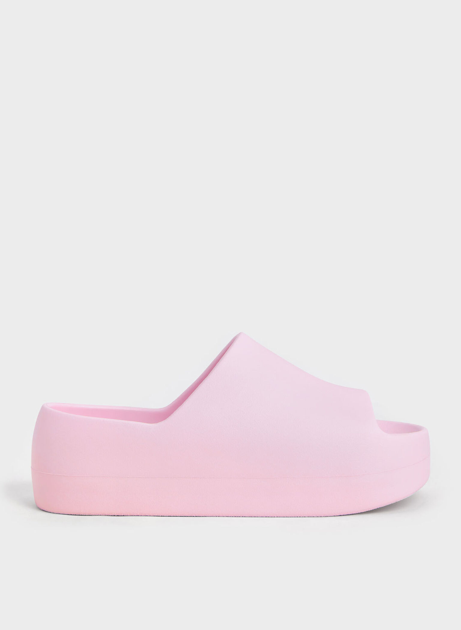 Morgan Platform Slide Sandals, Light Pink, hi-res