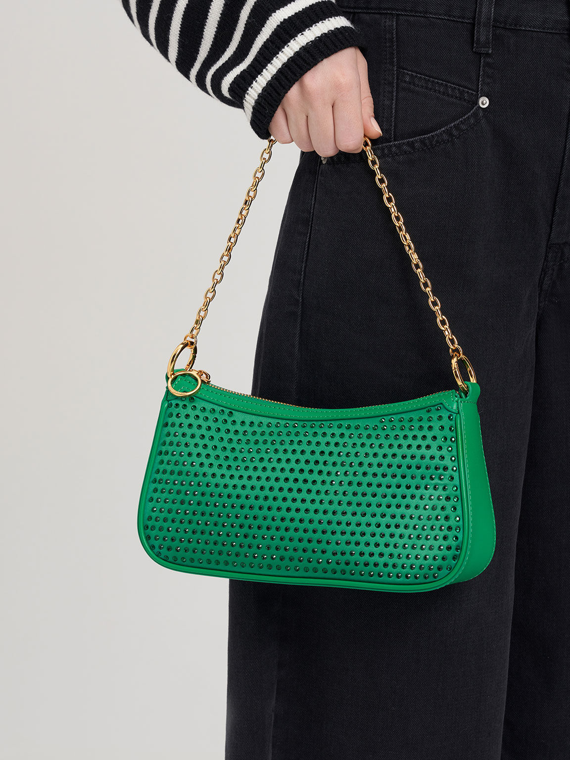 Charles and keith embellished crossbody bag online